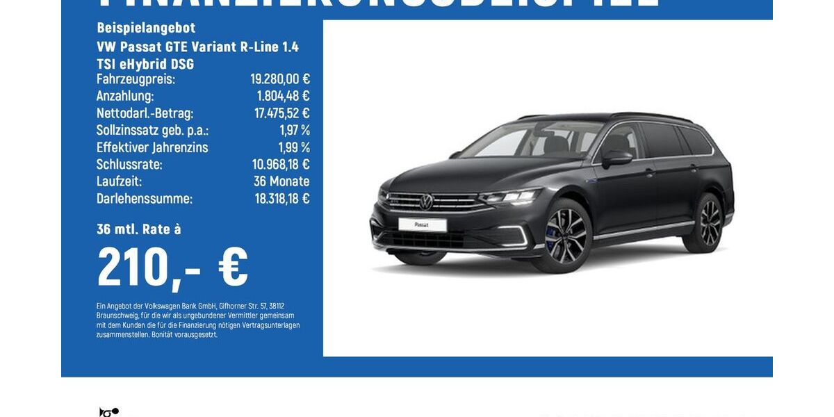VW Passat 96.808 km 19.280 &euro; Braunschweig 38122