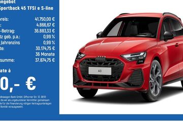 Audi A3 4.500 km 39.990 &euro; Braunschweig 38124