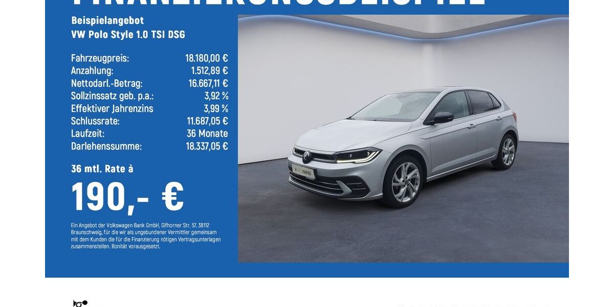 VW Polo 13.200 km 18.180 &euro; Braunschweig 38122