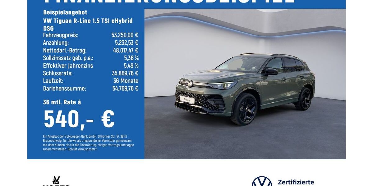 VW Tiguan 10.600 km 53.250 &euro; Braunschweig 38124