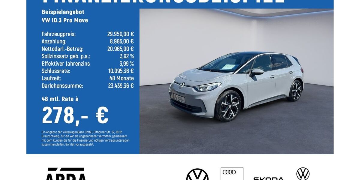 VW ID.3 21.100 km 29.950 &euro; Braunschweig 38108