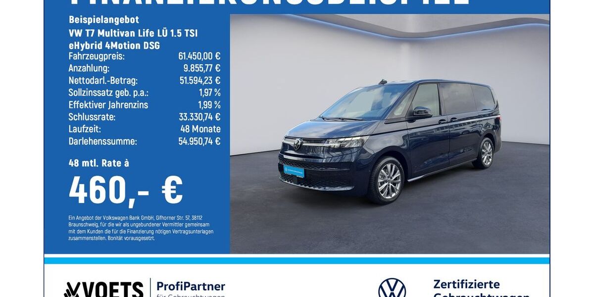 VW T7 Multivan 6.900 km 60.750 &euro; Braunschweig 38124