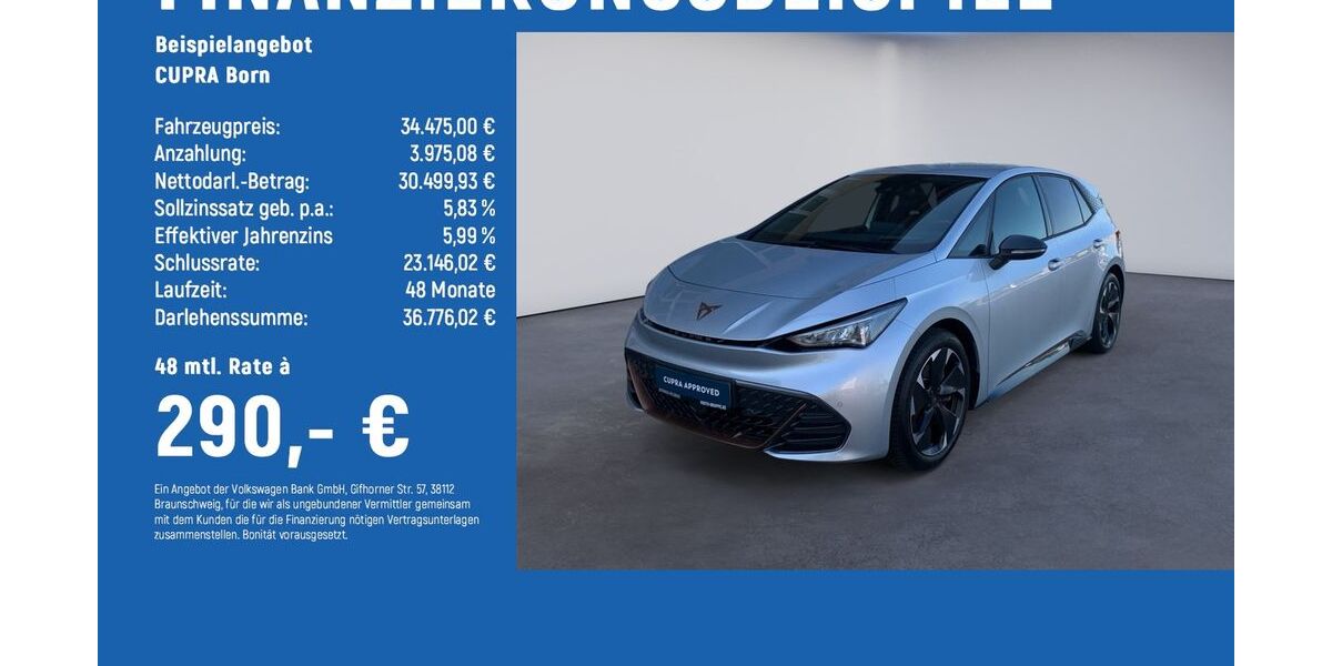 Cupra Born 19.900 km 33.675 &euro; Braunschweig 38114