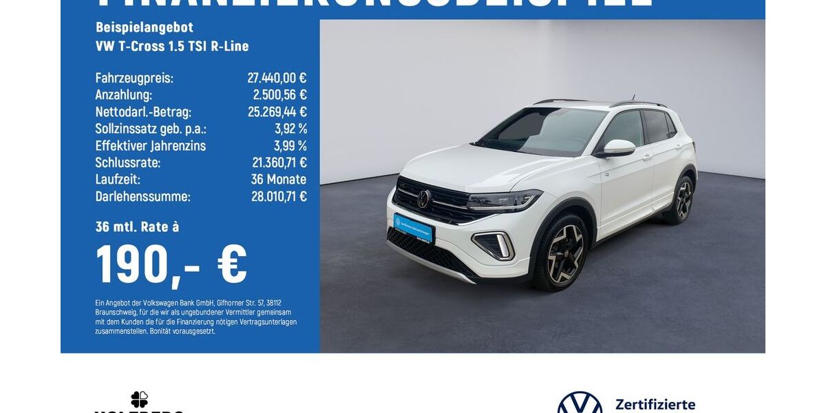 VW T-Cross 18.800 km 27.440 &euro; Braunschweig 38114