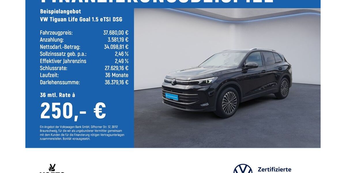 VW Tiguan 10.000 km 37.680 &euro; Braunschweig 38124